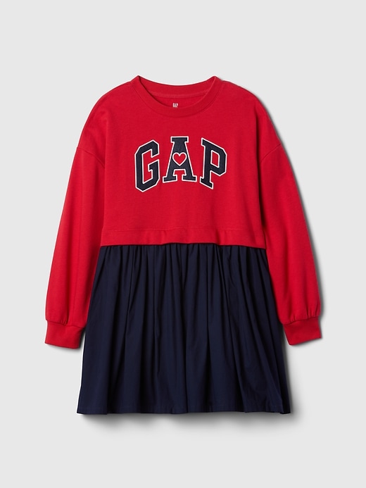 Image number 4 showing, Kids 2-in-1 Vintage Soft Sweatshirt Dress