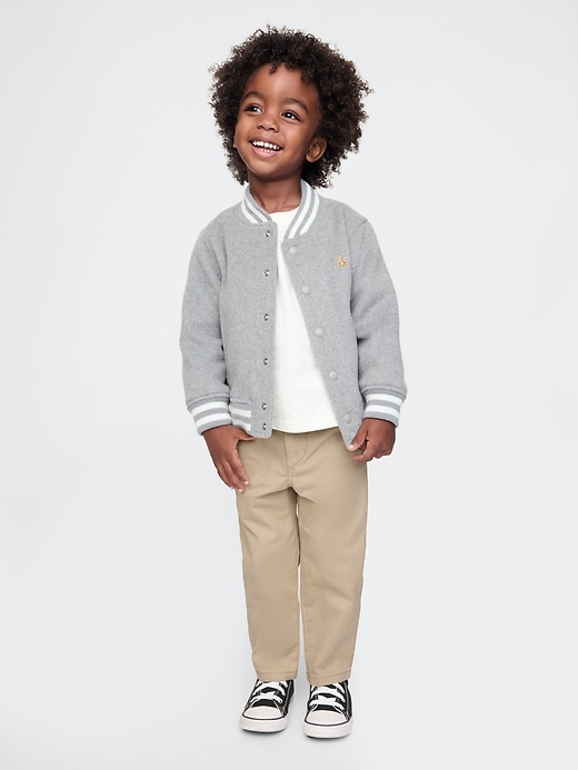 Image number 1 showing, babyGap Pleated Khakis