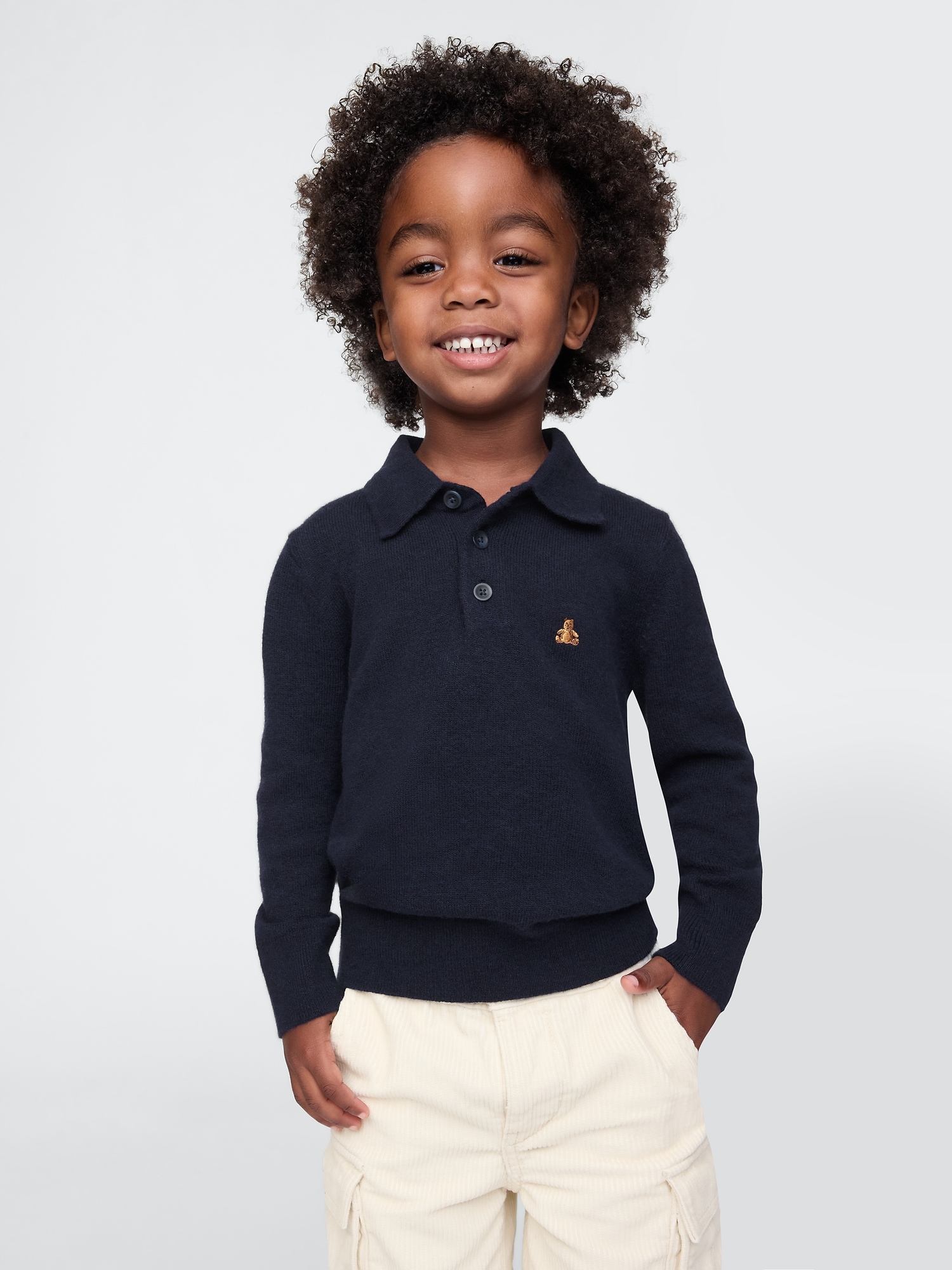 babyGap CashSoft Polo Sweater