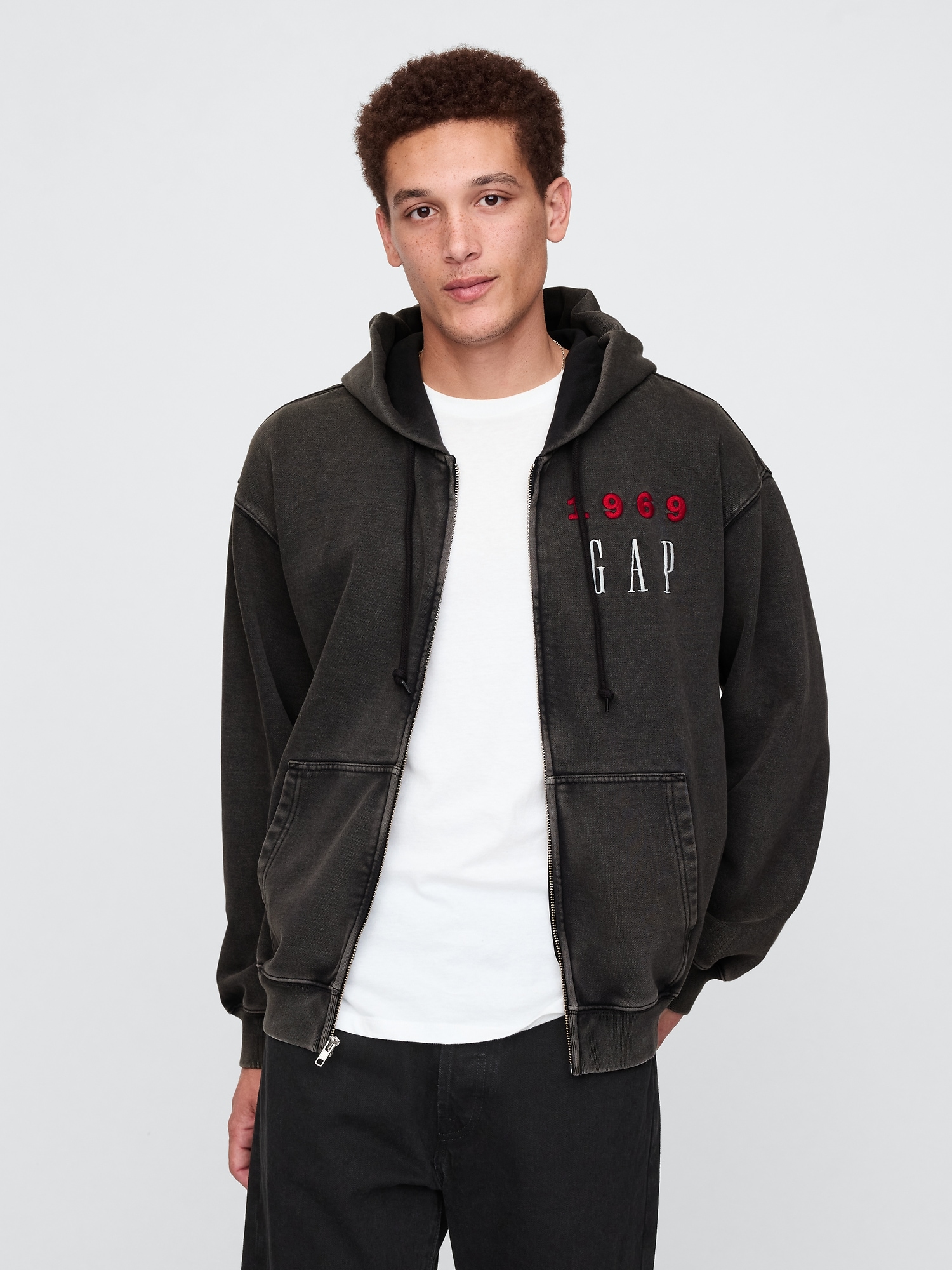 Heavyweight 1969 Logo Full-Zip Hoodie