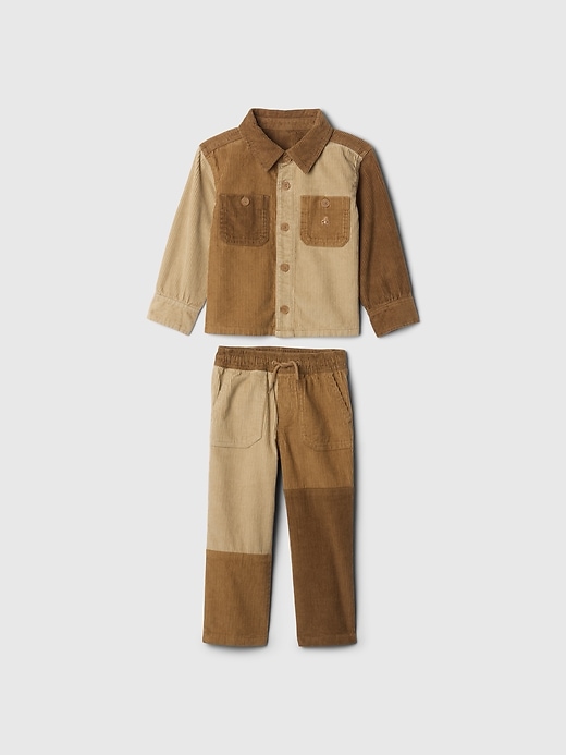 Image number 2 showing, babyGap Colorblock Corduroy Outfit Set