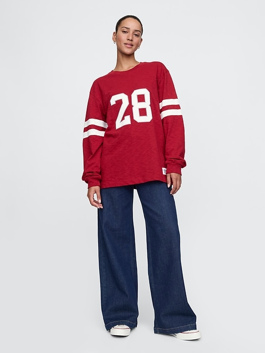 Image number 4 showing, Gap × Disney Varsity Jersey T-Shirt