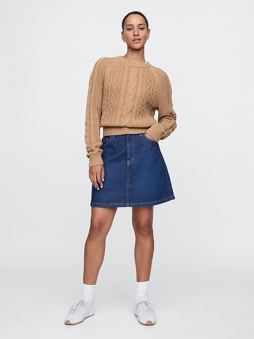 Image number 3 showing, Classic Cable-Knit Sweater