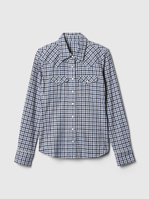 Image number 5 showing, Flannel Western Shirt