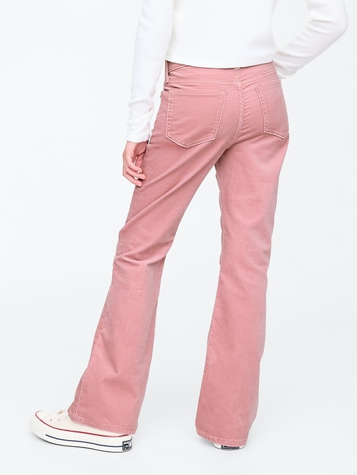 Image number 3 showing, Kids High Rise Velvet '70s Flare Jeans