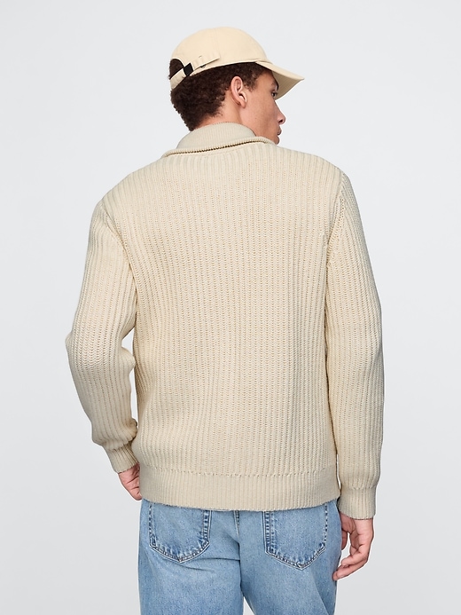 Image number 2 showing, Full-Zip Sweater Cardigan