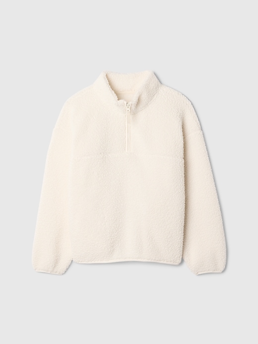 Image number 5 showing, Kids Sherpa Half-Zip Pullover