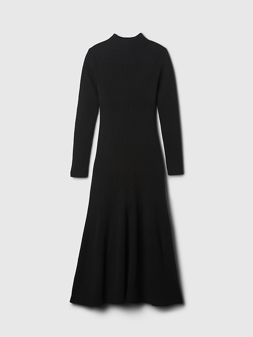 Image number 7 showing, CashSoft Pleated Rib Maxi Sweater Dress