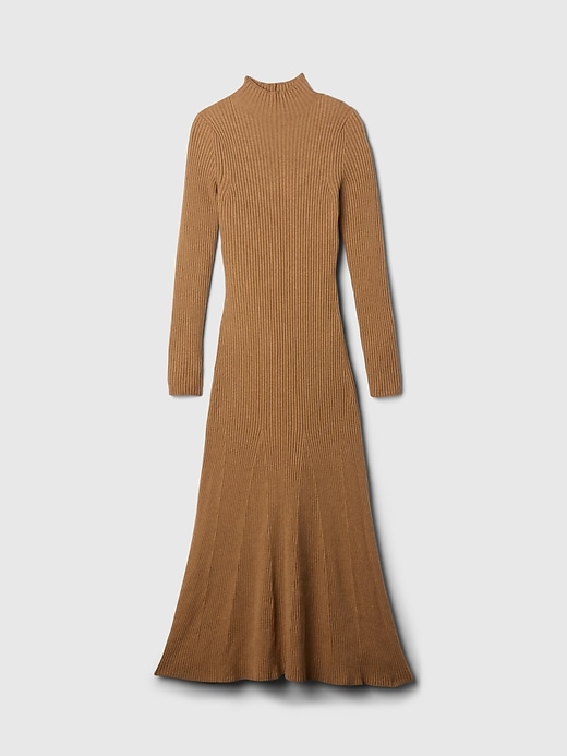 Image number 7 showing, CashSoft Pleated Rib Maxi Sweater Dress