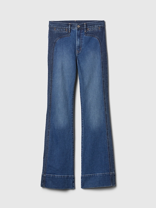 Image number 7 showing, High Rise &#39;70s Flare Jeans