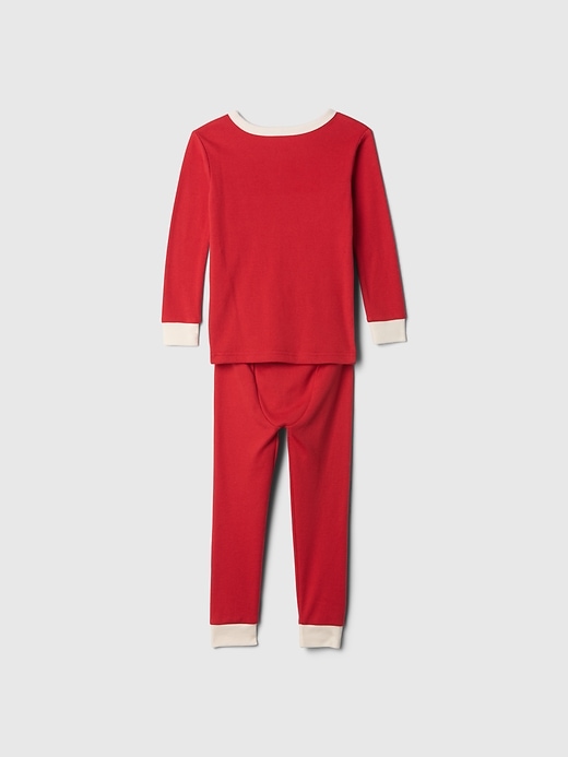 Image number 2 showing, babyGap Organic Brushed Cotton Holiday PJ Set