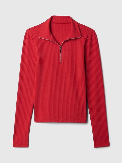 Image number 5 showing, Modern Rib Half-Zip Pullover