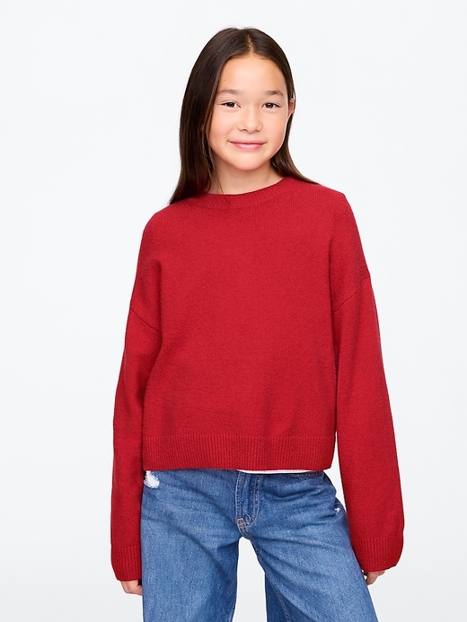 Image number 1 showing, Kids CashSoft Crewneck Sweater