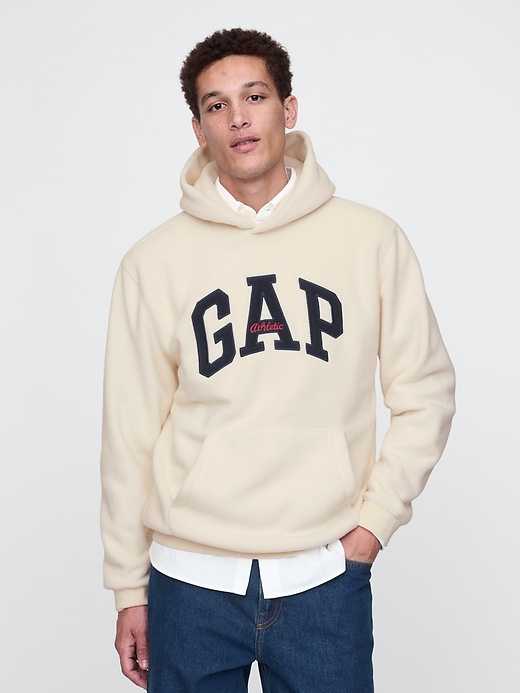 Image number 1 showing, Gap Athletic Logo Hoodie