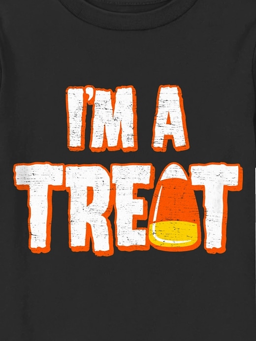 Image number 2 showing, Toddler Im A Treat Candy Corn Graphic Tee