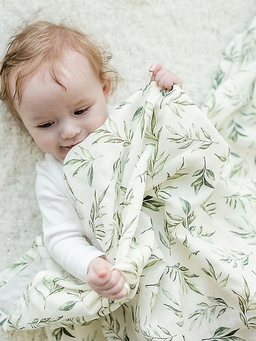 Image number 8 showing, The Gilded Bird Safari Toile Organic Cotton Muslin Swaddle