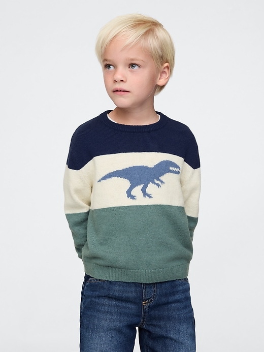 Image number 1 showing, babyGap Dino Crewneck Sweater