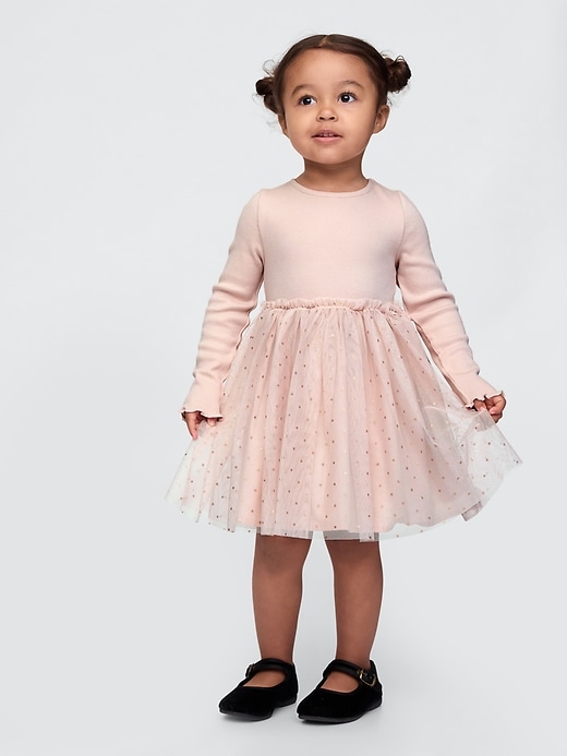 Image number 3 showing, babyGap 2-in-1 Ruffle Tulle Dress