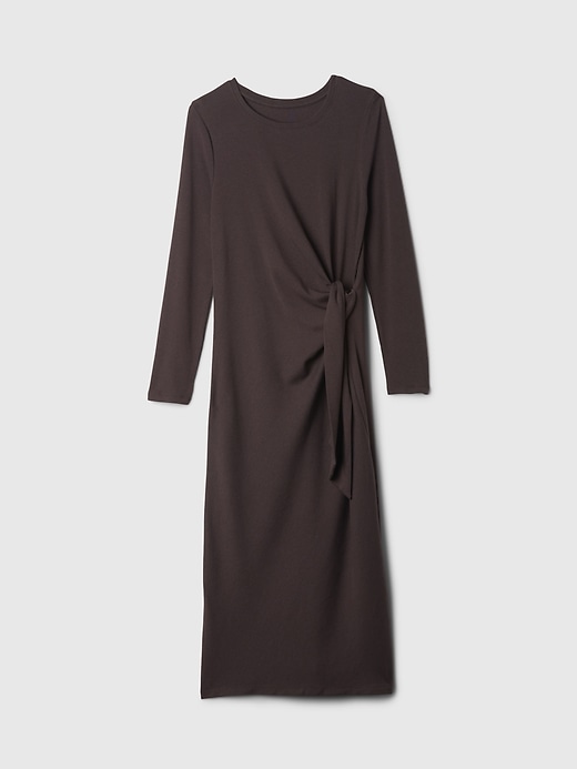 Image number 7 showing, Modern Rib Tie-Knot Midi Dress