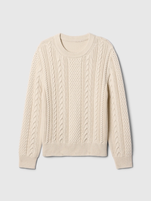 Image number 5 showing, Kids Classic Cable-Knit Sweater