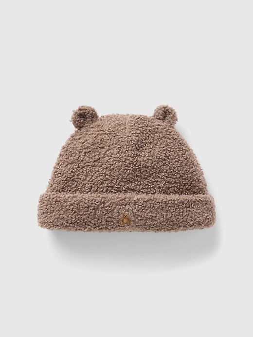 View large product image 1 of 1. Baby Sherpa Bear Hat