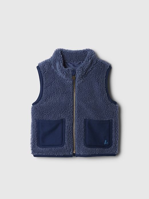 Image number 1 showing, babyGap Sherpa Vest