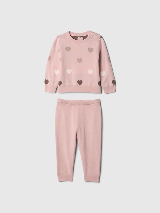 Image number 1 showing, Baby Sweater Outfit Set