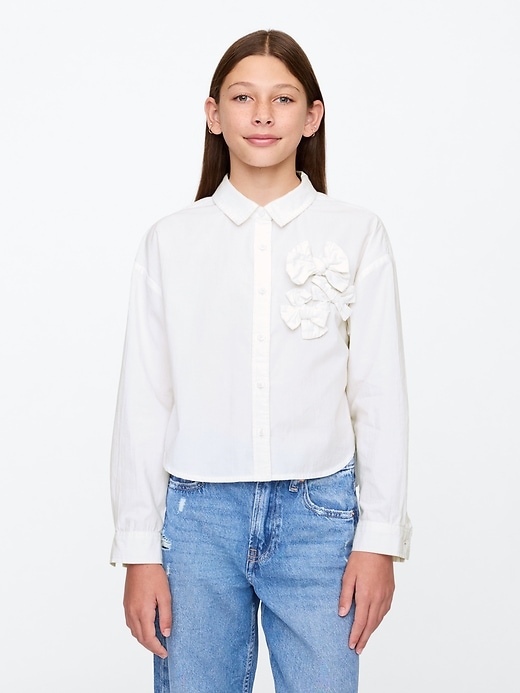 Image number 1 showing, Kids Bow Shirt