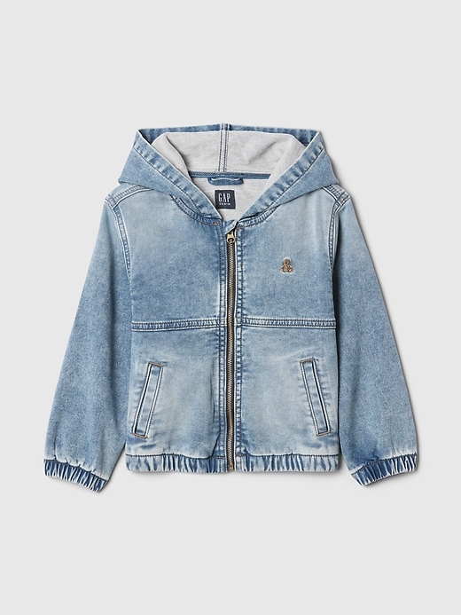 Image number 1 showing, Baby & Toddler Knit Denim Jacket