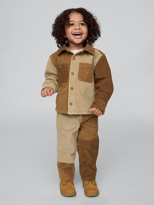 Image number 1 showing, babyGap Colorblock Corduroy Outfit Set