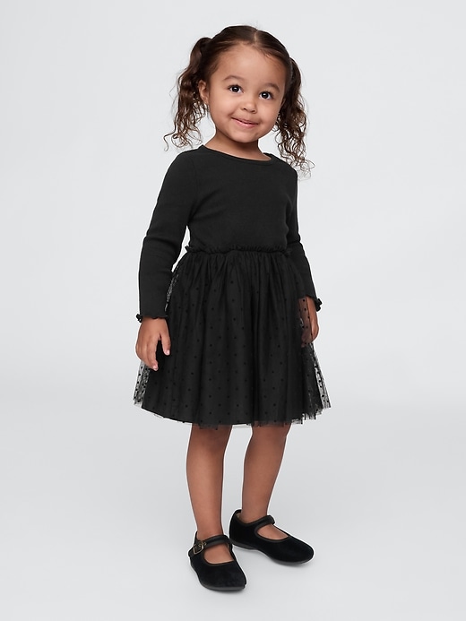 Image number 1 showing, babyGap 2-in-1 Ruffle Tulle Dress