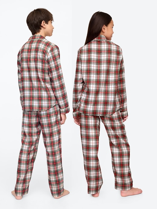 Image number 2 showing, Kids Recycled Flannel PJ set