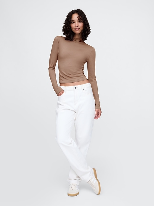 Image number 3 showing, Featherweight Turtleneck Top