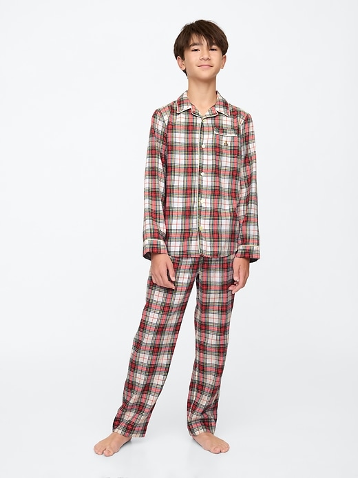 Image number 9 showing, Kids Recycled Flannel PJ set