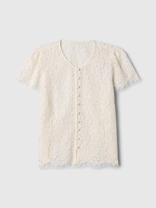 Image number 4 showing, Lace Cap Sleeve Top