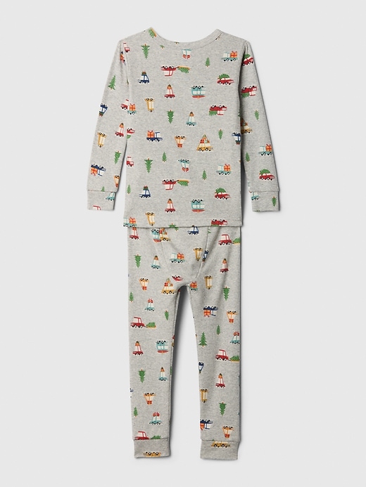 Image number 2 showing, babyGap Organic Brushed Cotton Holiday PJ Set