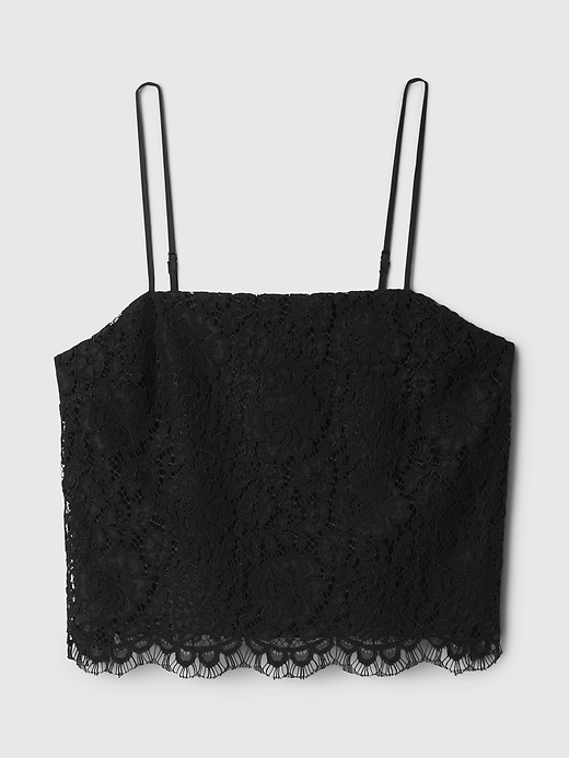 Image number 5 showing, Lace Satin Shell Cami