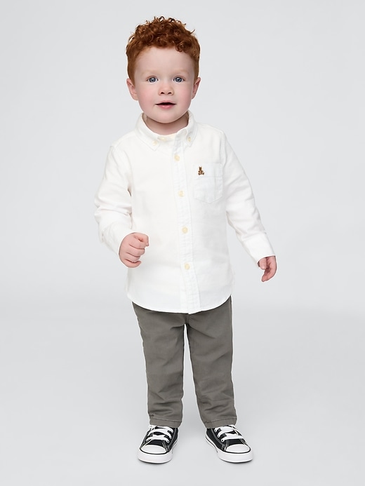 Image number 1 showing, babyGap Modern Pull-On Khakis