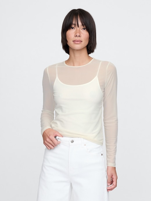 Image number 1 showing, Sheer Mesh Shirt