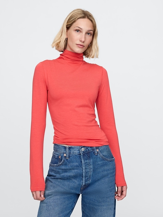 Image number 1 showing, Featherweight Turtleneck