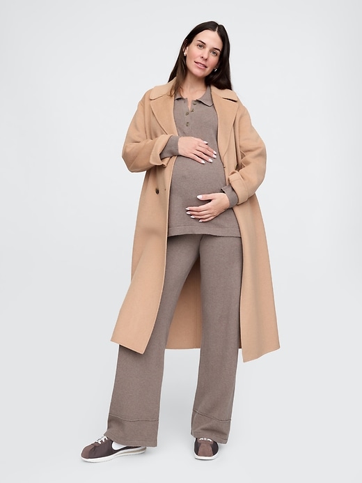 Image number 5 showing, Maternity CashSoft Under Belly Sweater Pants