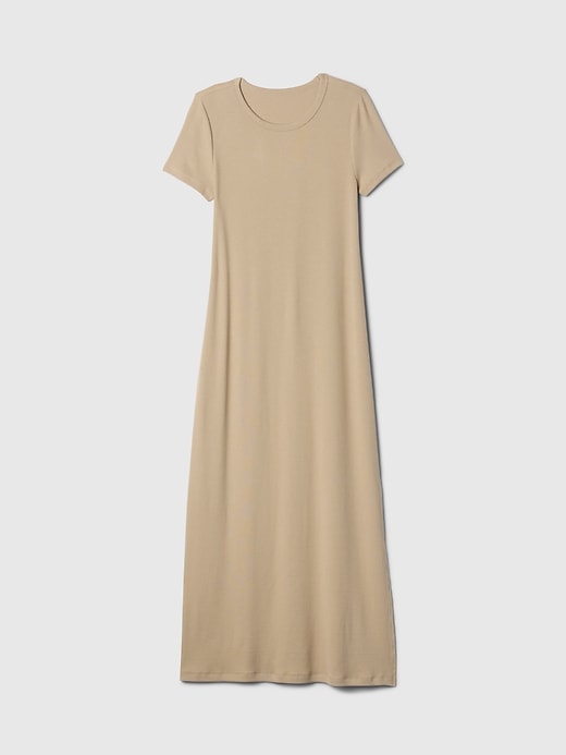 Image number 7 showing, Modern Rib Maxi T-Shirt Dress