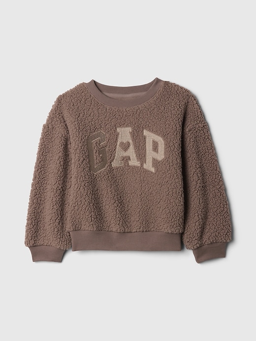 Image number 1 showing, babyGap Sherpa Logo Sweatshirt