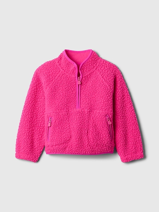 Image number 3 showing, babyGap Sherpa Half-Zip Pullover