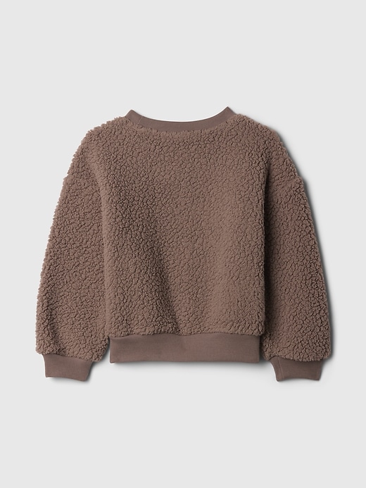 Image number 2 showing, babyGap Sherpa Logo Sweatshirt