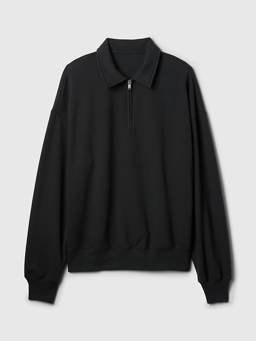 Image number 5 showing, Heavyweight Quarter-Zip Polo Sweatshirt