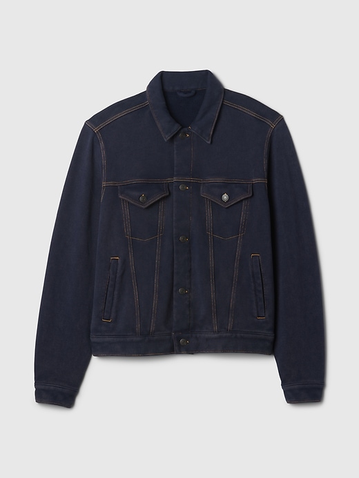 Image number 5 showing, Icon Heavyweight Sweatshirt Denim Jacket