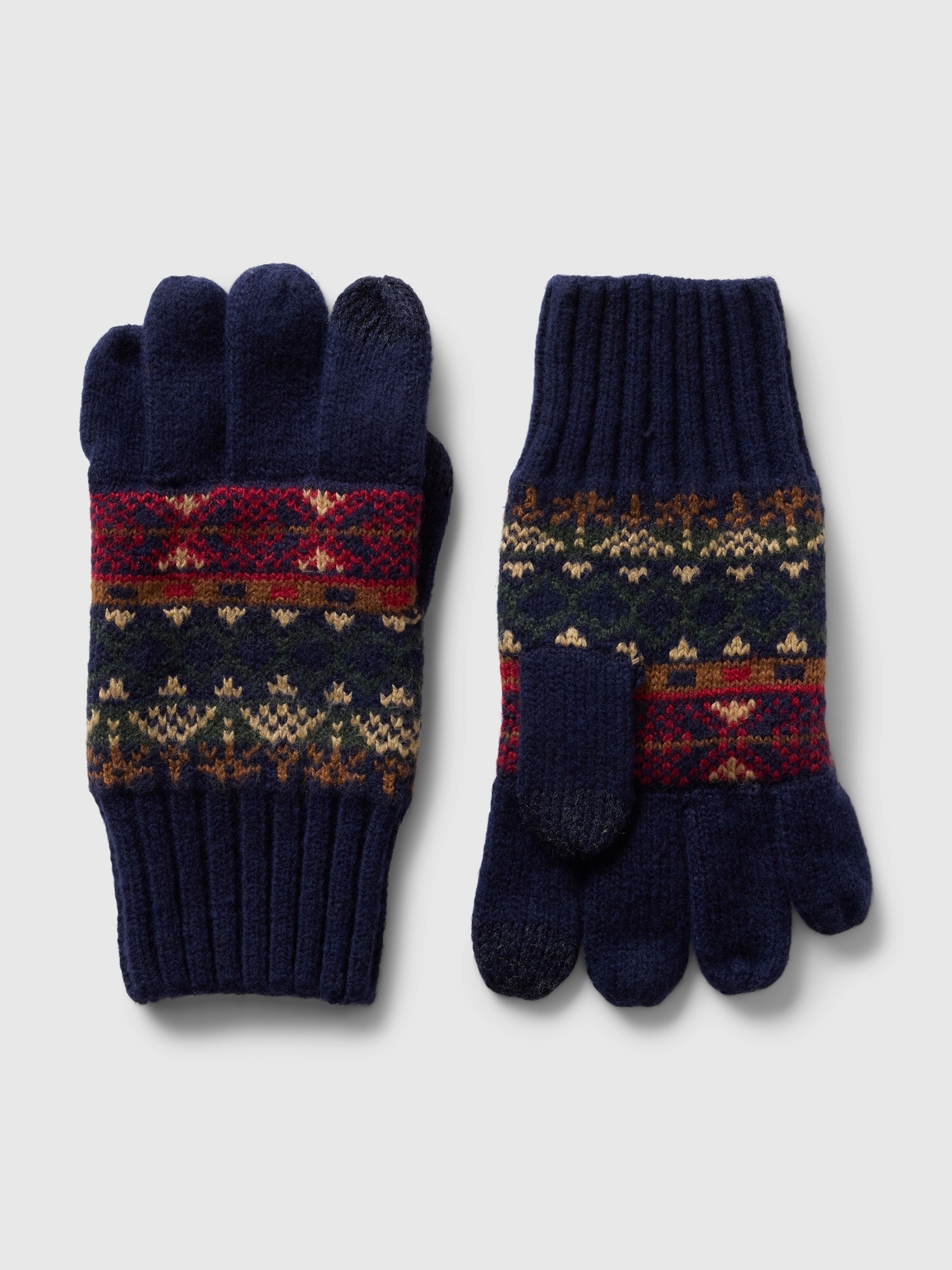 Kids CashSoft Fair Isle Gloves