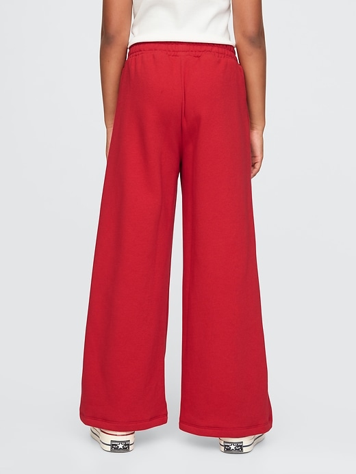 Image number 2 showing, Kids Vintage Soft Wide-Leg Sweatpants