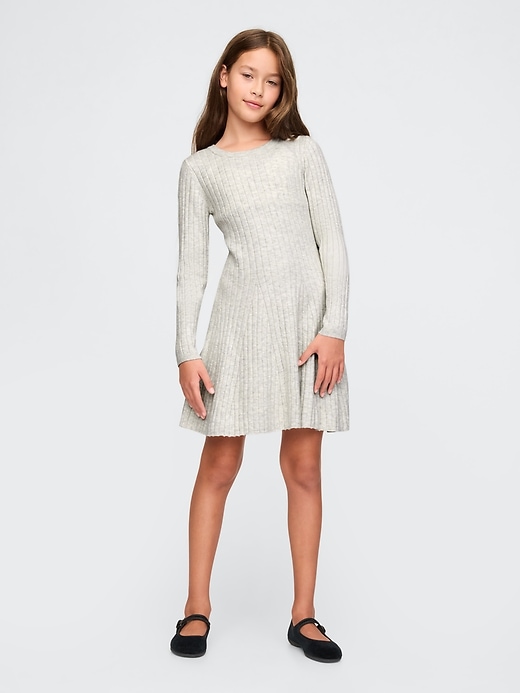 Image number 1 showing, Kids CashSoft Rib Sweater Dress